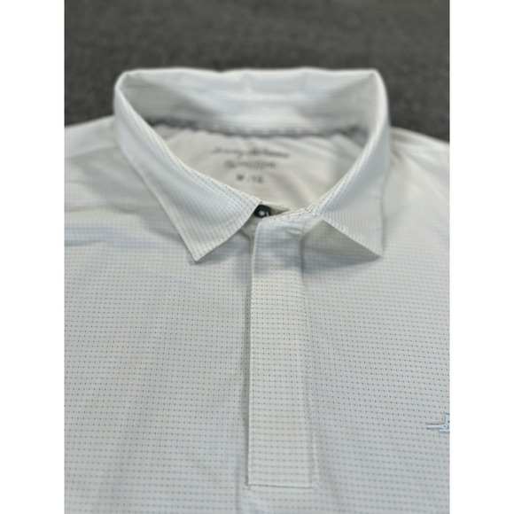 Tommy Bahama Polo Shirt Mens Large White Island Zone Beach  Shirt  Polyester - Picture 3 of 8